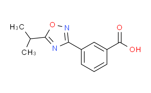 CAS No. 775303-99-6, 3-(5-Isopropyl-1,2,4-oxadiazol-3-yl)benzoic acid