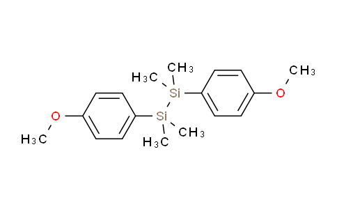CAS No. 6009-50-3, Bis(4-methoxyphenyl)-1,1,2,2-tetramethyldisilane