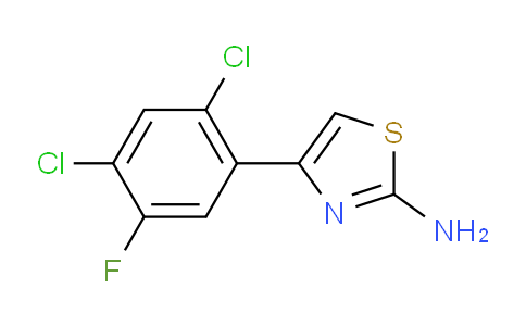 CAS No. 705262-14-2, 4-(2,4-Dichloro-5-fluorophenyl)thiazol-2-amine