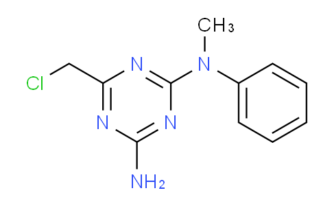 CAS No. 696621-14-4, 6-(Chloromethyl)-N2-methyl-N2-phenyl-1,3,5-triazine-2,4-diamine