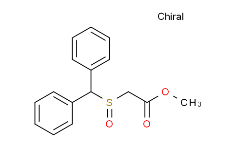CAS No. 713134-72-6, (R)-Methyl 2-(benzhydrylsulfinyl)acetate