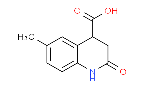 CAS No. 855165-89-8, 6-Methyl-2-oxo-1,2,3,4-tetrahydroquinoline-4-carboxylic acid