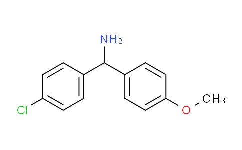 CAS No. 856568-20-2, 1-(4-CHLOROPHENYL)-1-(4-METHOXYPHENYL)METHYLAMINE