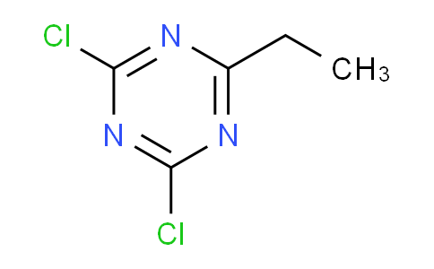 CAS No. 698-72-6, 2,4-Dichloro-6-ethyl-1,3,5-triazine
