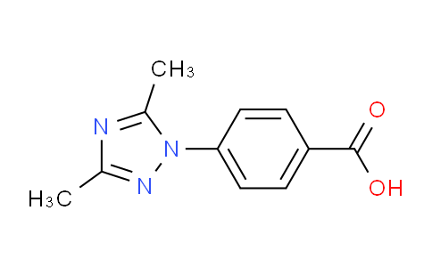 CAS No. 858003-28-8, 4-(3,5-Dimethyl-1H-1,2,4-triazol-1-yl)benzoic acid