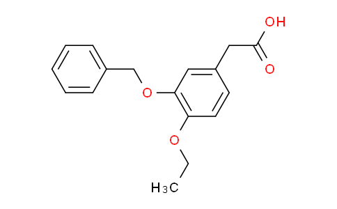 CAS No. 85475-84-9, 2-[3-(Benzyloxy)-4-ethoxyphenyl]acetic Acid