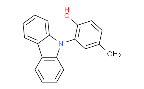 CAS No. 620987-78-2, 2-(9H-Carbazol-9-yl)-4-methylphenol