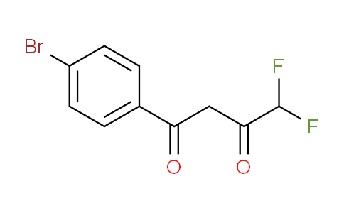 CAS No. 371967-22-5, 1-(4-Bromophenyl)-4,4-difluorobutane-1,3-dione
