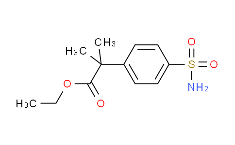 CAS No. 374067-94-4, Ethyl 2-methyl-2-(4-sulfamoylphenyl)propanoate