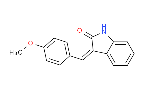 CAS No. 55160-02-6, 3-(4-Methoxybenzylidene)-2-indolinone