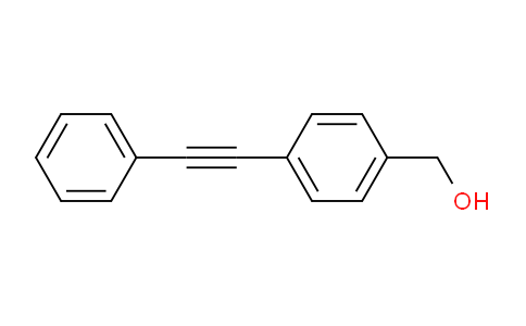 CAS No. 54737-75-6, (4-(Phenylethynyl)phenyl)methanol