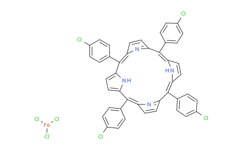 CAS No. 36965-70-5, 5,10,15,20-tetrakis(p-chlorophenyl)porphyrin iron(III) chloride