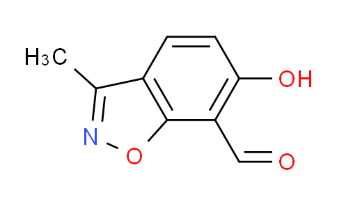 CAS No. 66033-95-2, 6-Hydroxy-3-methylbenzo[d]isoxazole-7-carbaldehyde