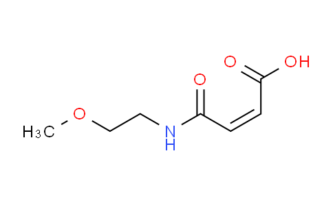 CAS No. 54930-23-3, (Z)-4-(2-METHOXYETHYLAMINO)-4-OXOBUT-2-ENOIC ACID