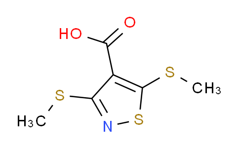 CAS No. 4886-15-1, 3,5-Bis(methylthio)isothiazole-4-carboxylic acid