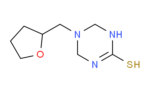 CAS No. 727664-33-7, 5-((Tetrahydrofuran-2-yl)methyl)-1,4,5,6-tetrahydro-1,3,5-triazine-2-thiol