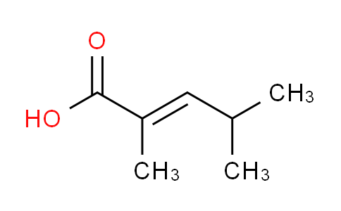 CAS No. 66634-97-7, 2,4-Dimethylpent-2-enoic acid
