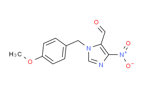 CAS No. 666749-58-2, 1-(4-Methoxybenzyl)-4-nitroimidazole-5-carbaldehyde