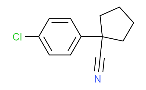 CAS No. 64399-26-4, 1-(4-Chlorophenyl)cyclopentanecarbonitrile