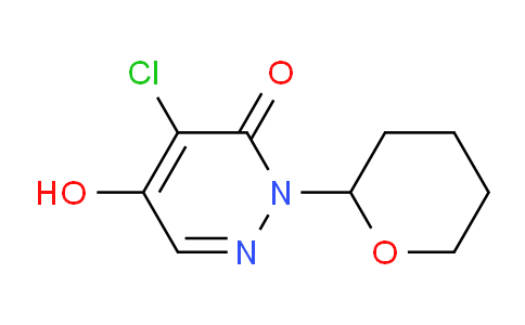 CAS No. 645405-18-1, 4-Chloro-5-hydroxy-2-(2-tetrahydropyranyl)pyridazin-3(2H)-one