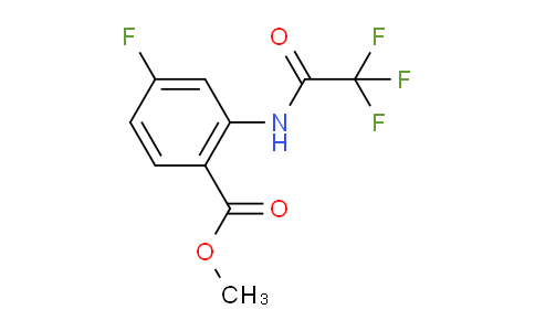 CAS No. 404010-71-5, Methyl 4-Fluoro-2-(trifluoroacetamido)benzoate