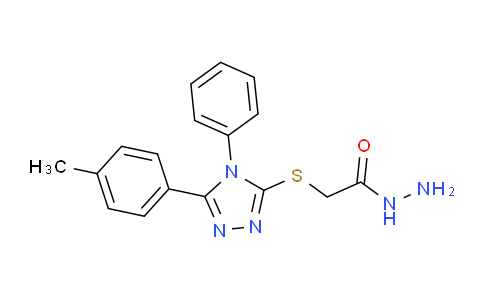CAS No. 500119-41-5, 2-((4-Phenyl-5-(p-tolyl)-4H-1,2,4-triazol-3-yl)thio)acetohydrazide