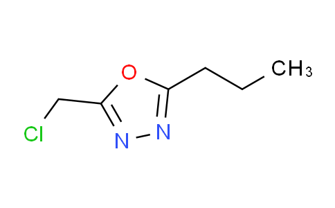 CAS No. 33575-93-8, 2-(chloromethyl)-5-propyl-1,3,4-oxadiazole
