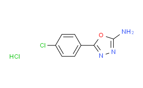 CAS No. 5711-58-0, 5-(4-Chlorophenyl)-1,3,4-oxadiazol-2-amine hydrochloride