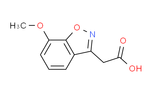 CAS No. 33026-03-8, 2-(7-Methoxybenzo[d]isoxazol-3-yl)acetic acid