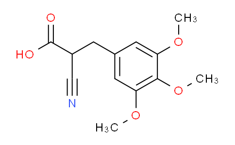 CAS No. 42864-52-8, 2-Cyano-3-(3,4,5-trimethoxyphenyl)propionic Acid