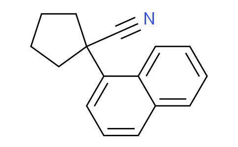 CAS No. 56477-61-3, 1-(1-Naphthyl)cyclopentanecarbonitrile
