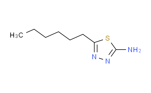 CAS No. 52057-91-7, 5-Hexyl-1,3,4-thiadiazol-2-amine