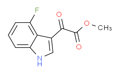 CAS No. 425639-94-7, Methyl 2-(4-Fluoro-3-indolyl)-2-oxoacetate