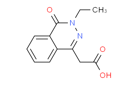 CAS No. 28081-53-0, 2-(3-Ethyl-4-oxo-3,4-dihydrophthalazin-1-yl)acetic acid