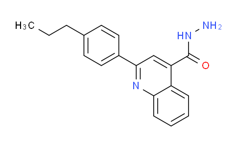 CAS No. 524934-10-9, 2-(4-Propylphenyl)quinoline-4-carbohydrazide