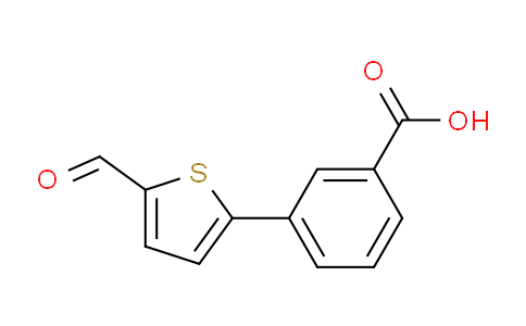CAS No. 606970-74-5, 3-(5-Formyl-thiophen-2-yl)-benzoic acid