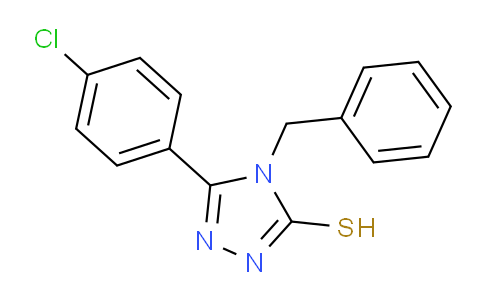 CAS No. 23282-92-0, 4-Benzyl-5-(4-chlorophenyl)-4H-1,2,4-triazole-3-thiol