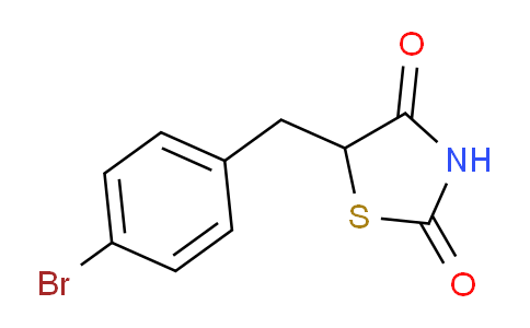 CAS No. 291536-43-1, 5-(4-Bromobenzyl)thiazolidine-2,4-dione