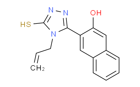 CAS No. 29213-07-8, 3-(4-Allyl-5-mercapto-4H-1,2,4-triazol-3-yl)naphthalen-2-ol