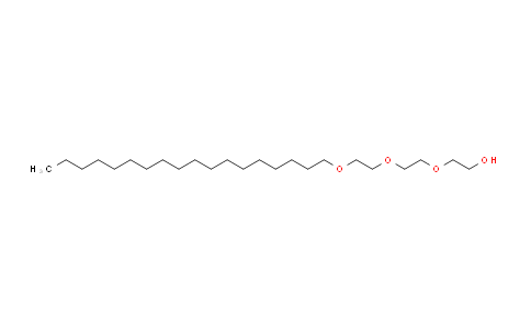 CAS No. 4439-32-1, 2-(2-(2-(Octadecyloxy) ethoxy)ethoxy)ethanol
