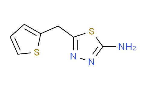 CAS No. 299933-43-0, 5-(2-Thienylmethyl)-1,3,4-thiadiazol-2-amine
