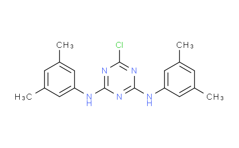CAS No. 375357-49-6, 6-Chloro-N2,N4-bis(3,5-dimethylphenyl)-1,3,5-triazine-2,4-diamine