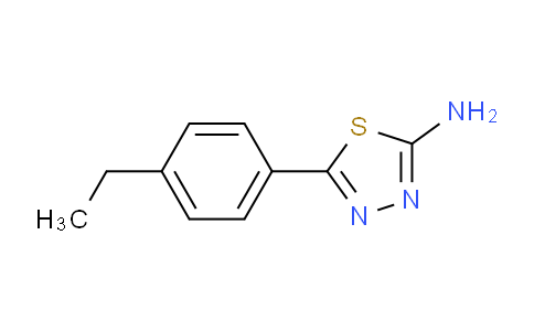 CAS No. 383130-78-7, 5-(4-Ethylphenyl)-1,3,4-thiadiazol-2-amine