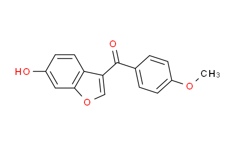 CAS No. 383881-52-5, (6-Hydroxybenzofuran-3-yl)(4-methoxyphenyl)methanone