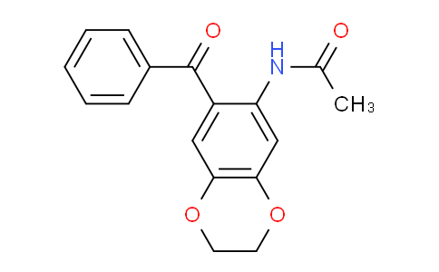 CAS No. 243133-81-5, N-(7-Benzoyl-2,3-dihydrobenzo[b][1,4]dioxin-6-yl)acetamide