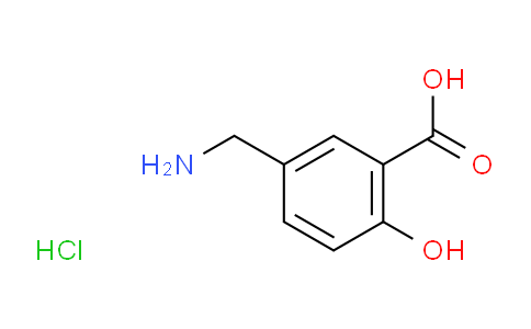 CAS No. 33242-33-0, 5-(AMINOMETHYL)-2-HYDROXYBENZOIC ACID HCL