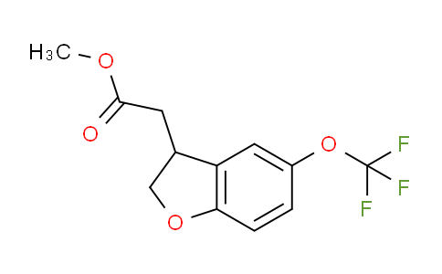 CAS No. 2070896-34-1, Methyl 5-(Trifluoromethoxy)-2,3-dihydrobenzofuran-3-acetate