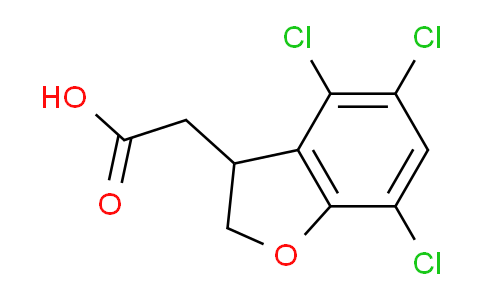 CAS No. 2070896-42-1, 4,5,7-Trichloro-2,3-dihydrobenzofuran-3-acetic Acid