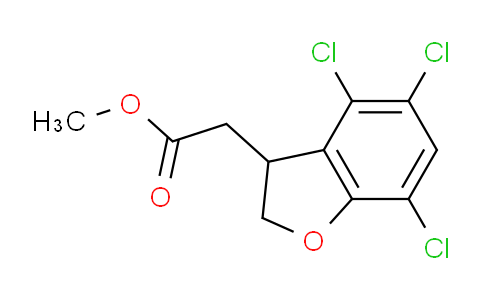 CAS No. 2070896-51-2, Methyl 4,5,7-Trichloro-2,3-dihydrobenzofuran-3-acetate