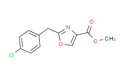 CAS No. 2070896-60-3, Methyl 2-(4-Chlorobenzyl)oxazole-4-carboxylate